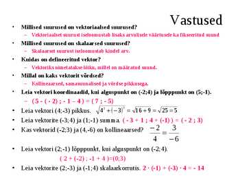 Vektorid #12