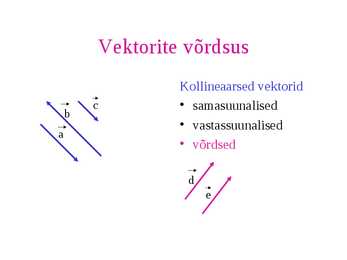 Vektorid #3