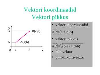 Vektorid #4
