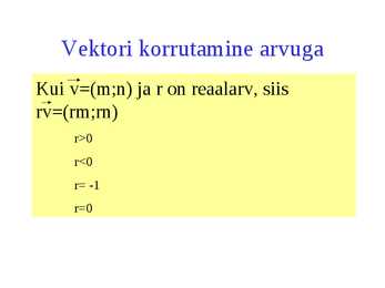 Vektorid #8