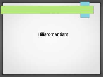 Hilisromantism