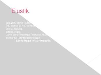 Powerpointi esitlus Baikali järve kohta #5
