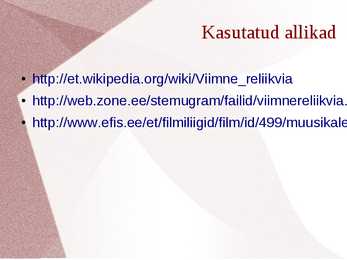 Viimne reliikvia #11