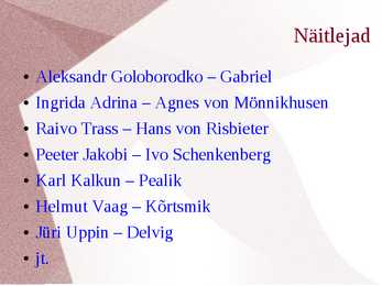 Viimne reliikvia #7