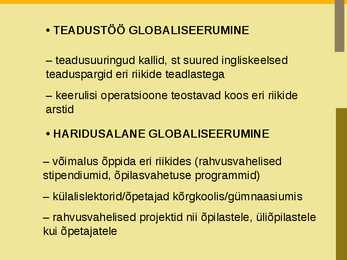 Globaliseerumine #12