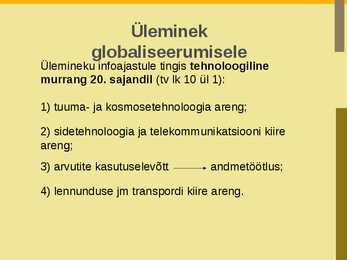 Globaliseerumine #4