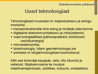 Globaliseerumine #6