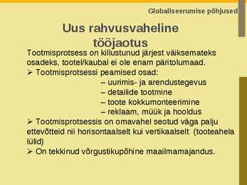 Globaliseerumine #7