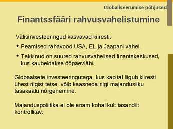 Globaliseerumine #8