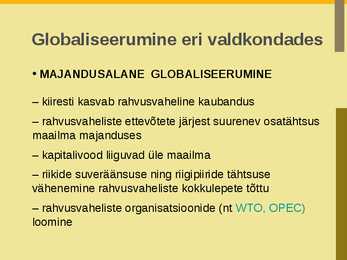 Globaliseerumine #9