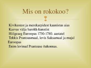 Rokokoo #3