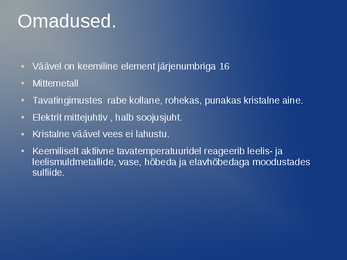 Väävel #4
