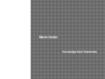 Marie Under