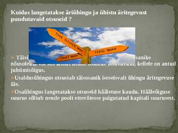 Äriühing või ühistu #13