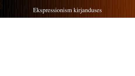 Ekspressionism #3