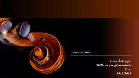Ekspressionism