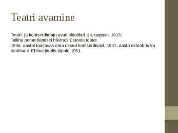 Estonia Teater #2