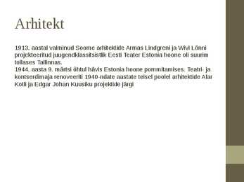 Estonia Teater #3