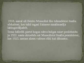 Benito Mussolini #3