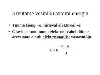 Aatomi ja tuumafüüsika #28