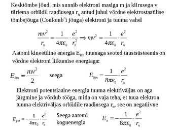 Aatomi ja tuumafüüsika #30