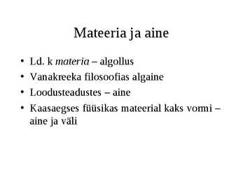 Aatomi ja tuumafüüsika #4
