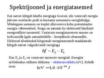 Aatomi ja tuumafüüsika #40
