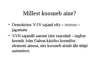 Aatomi ja tuumafüüsika #5