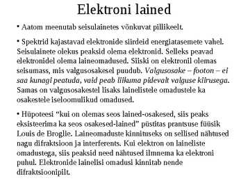 Aatomi ja tuumafüüsika #49