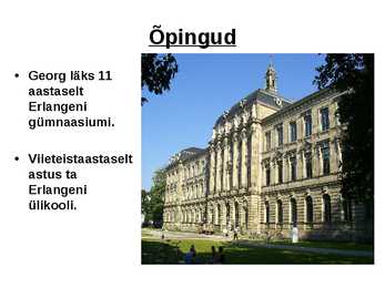 Georg Simon Ohm - Esitlus #4