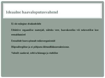 HAAVA ja haavandi hindamine #23