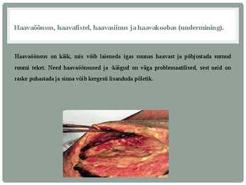HAAVA ja haavandi hindamine #36