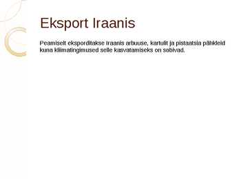 Iraani ja Saksamaa põllumajanduse võrdlus #8