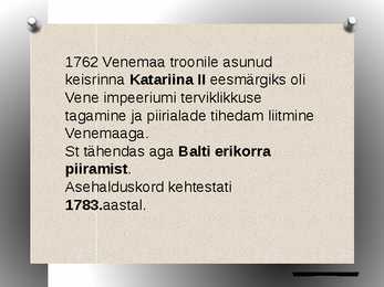 Balti erikord #13
