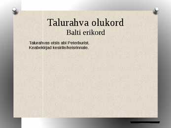 Balti erikord #25