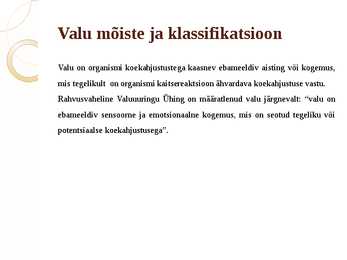 Valuravi ja valuõendus #2