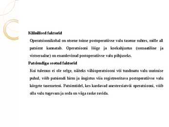 Valuravi ja valuõendus #14