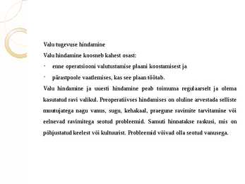Valuravi ja valuõendus #17