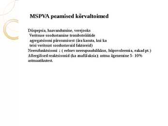 Valuravi ja valuõendus #28