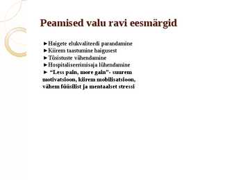 Valuravi ja valuõendus #37