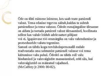 Valuravi ja valuõendus #39