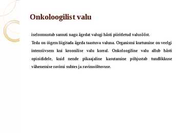 Valuravi ja valuõendus #7