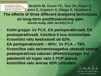 POSTOPERATIIVNE VALURAVI #20