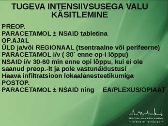 POSTOPERATIIVNE VALURAVI #28