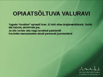 POSTOPERATIIVNE VALURAVI #33