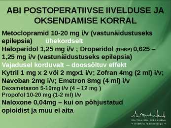 POSTOPERATIIVNE VALURAVI #54