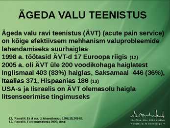 POSTOPERATIIVNE VALURAVI #57