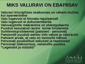 POSTOPERATIIVNE VALURAVI #7