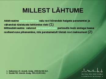 POSTOPERATIIVNE VALURAVI #8