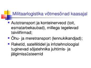 MIS ON LOGISTIKA #11